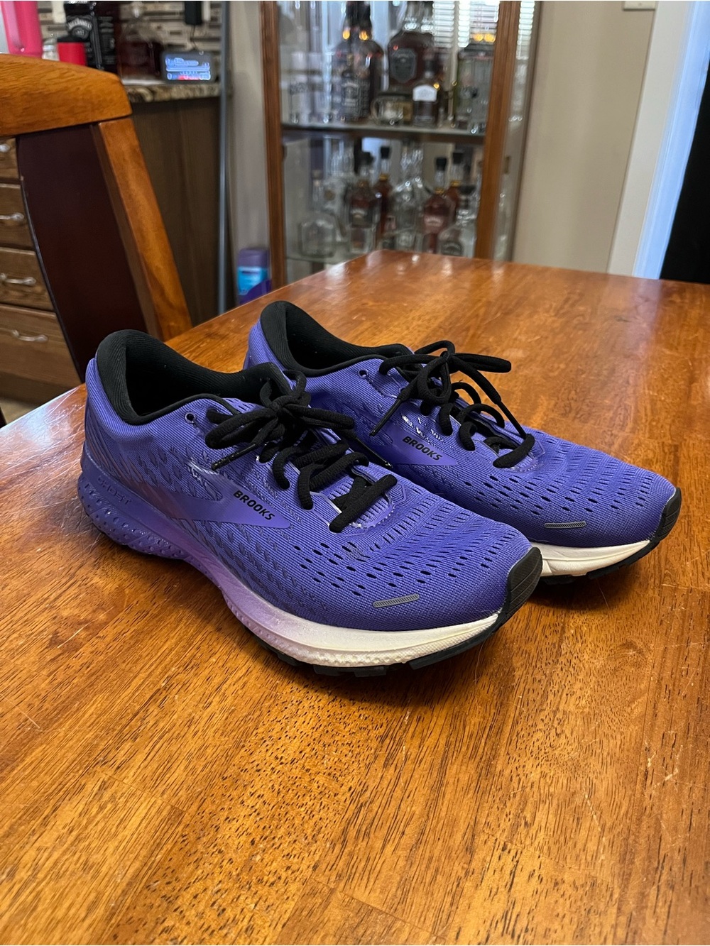 Brooks Ghost 13 Women's Purple and Black Running Shoes